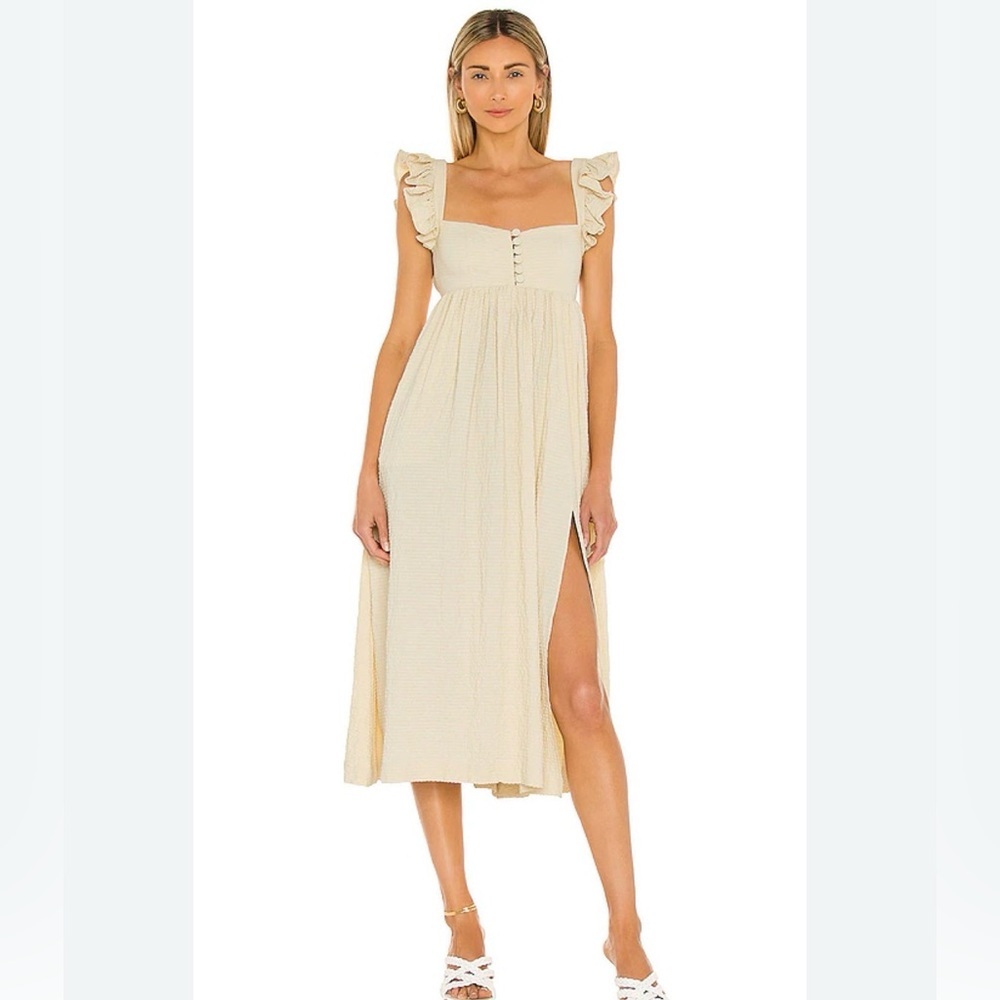 NWT LPA Auburn Open Back Midi Dress Small